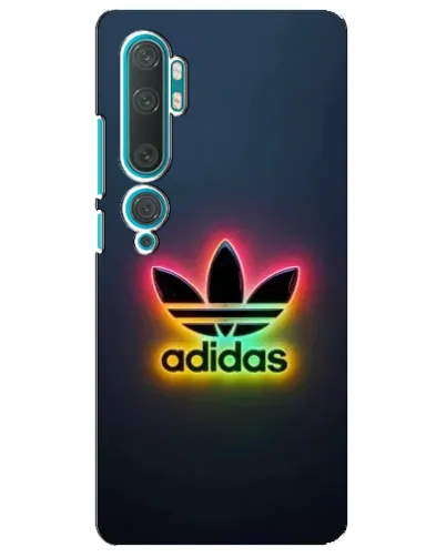 Чехол для Xiaomi Mi Note 10 с картинкой «Неоновый Adidas»