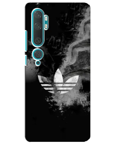 Чехол для Xiaomi Mi Note 10 с картинкой «Абстрактный дым Adidas»