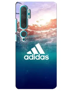 Чехол для Xiaomi Mi Note 10 с картинкой «Океанская глубина адидас»