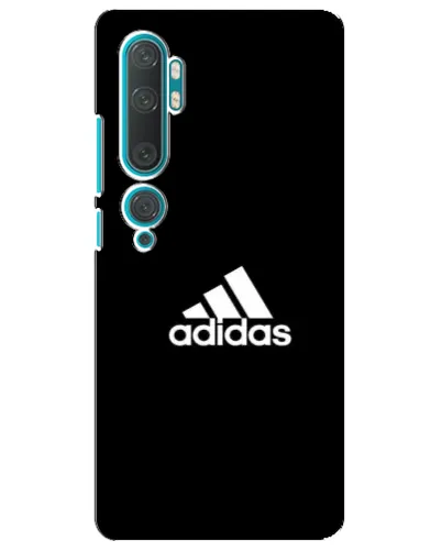 Чехол для Xiaomi Mi Note 10 с картинкой «Черная классика Adidas»