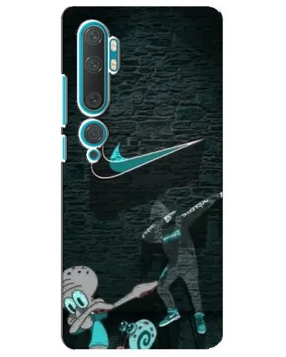 Чехол для Xiaomi Mi Note 10 с картинкой «Спортивный арт Nike»