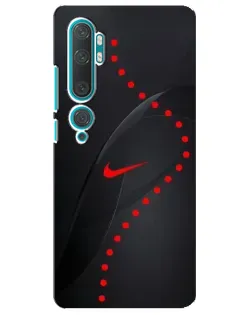 Чехол для Xiaomi Mi Note 10 с картинкой «Абстрактный дизайн Nike»