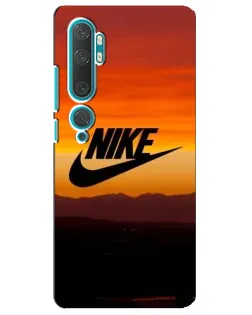 Чехол для Xiaomi Mi Note 10 с картинкой «Nike — вечерний горизонт»