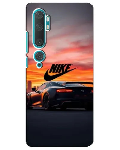 Чехол для Xiaomi Mi Note 10 с картинкой «Nike и суперкар»