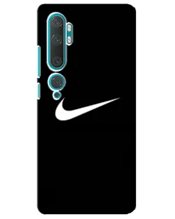 Чехол для Xiaomi Mi Note 10 с картинкой «Минималистический Найк»