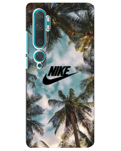 Чехол для Xiaomi Mi Note 10 с картинкой «Тропический принт Nike» Чехол для Xiaomi Mi Note 10 с картинкой «Тропический принт Nike»