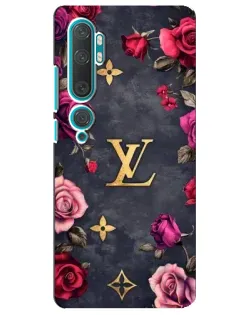Чехол для Xiaomi Mi Note 10 с картинкой «Цветочный Louis Vuitton»
