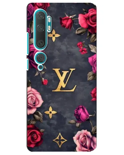Чехол для Xiaomi Mi Note 10 с картинкой «Цветочный Louis Vuitton»