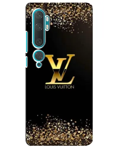 Чехол для Xiaomi Mi Note 10 с картинкой «LV — золотые искры»