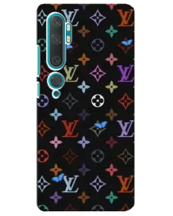 Чехол для Xiaomi Mi Note 10 с картинкой «Цветная монограмма LV»
