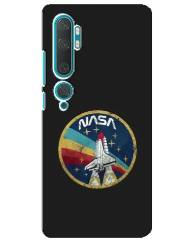 Чехол для Xiaomi Mi Note 10 с картинкой «NASA — эмблема миссии»