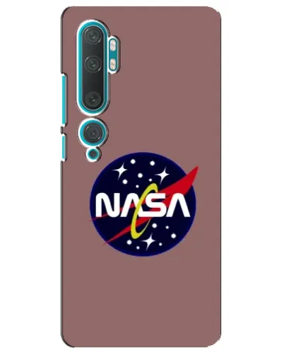 Чехол для Xiaomi Mi Note 10 с картинкой «NASA — ретро космос»