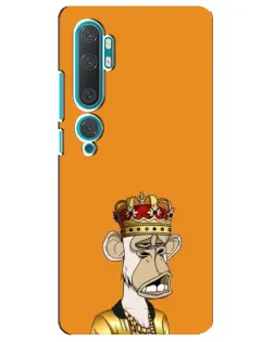Чехол для Xiaomi Mi Note 10 с картинкой «Золотая обезьяна Bored Ape» Чехол для Xiaomi Mi Note 10 с картинкой «Золотая обезьяна Bored Ape»