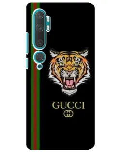 Чехол для Xiaomi Mi Note 10 с картинкой «Тигр Gucci»