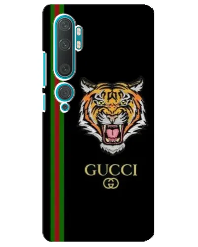 Чехол для Xiaomi Mi Note 10 с картинкой «Тигр Gucci»