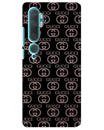 Чехол для Xiaomi Mi Note 10 с картинкой «Классическая монограмма Gucci»