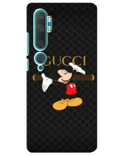 Чехол для Xiaomi Mi Note 10 с картинкой «Микки Маус Gucci»