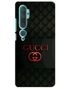 Чехол для Xiaomi Mi Note 10 с картинкой «Gucci — стеганый черный»