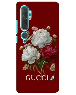 Чехол для Xiaomi Mi Note 10 с картинкой «Gucci —  сад»
