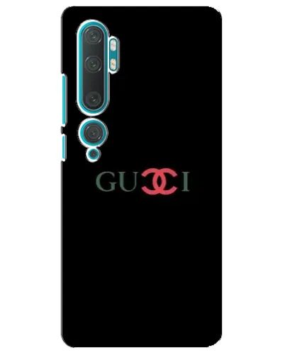 Чехол для Xiaomi Mi Note 10 с картинкой «Gucci — красный градиент»