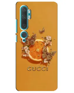 Чохол для Xiaomi Mi Note 10 з картинкою «Gucci — золоті метелики» Чохол для Xiaomi Mi Note 10 з картинкою «Gucci — золоті метелики»