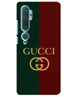 Чохол для Xiaomi Mi Note 10 з картинкою «Gucci — темно-зелений градієнт» Чохол для Xiaomi Mi Note 10 з картинкою «Gucci — темно-зелений градієнт»