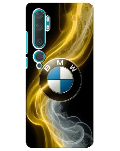 Чехол для Xiaomi Mi Note 10 с картинкой «Золотистый дым BMW»