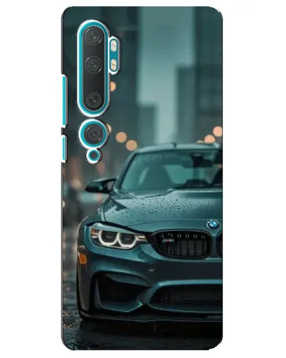 Чехол для Xiaomi Mi Note 10 с картинкой «BMW в огнях города»