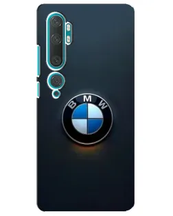 Чехол для Xiaomi Mi Note 10 с картинкой «Логотип BMW — минимализм»