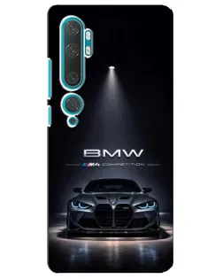 Чохол для Xiaomi Mi Note 10 з картинкою «BMW крізь нічне місто»
