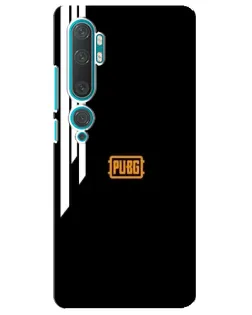 Чехол для Xiaomi Mi Note 10 с картинкой «PUBG — вертикальные линии»