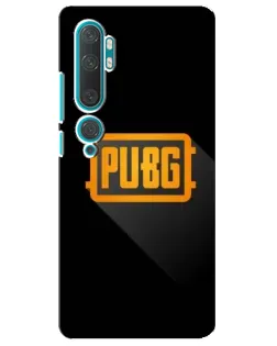 Чехол для Xiaomi Mi Note 10 с картинкой «PUBG — рамка лого»