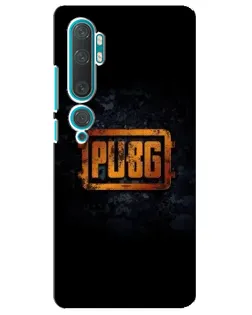 Чехол для Xiaomi Mi Note 10 с картинкой «PUBG — золотой логотип»