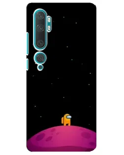 Чехол для Xiaomi Mi Note 10 с картинкой «Одинокий герой на планете»