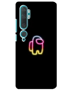Чехол для Xiaomi Mi Note 10 с картинкой «Among Us градиент»