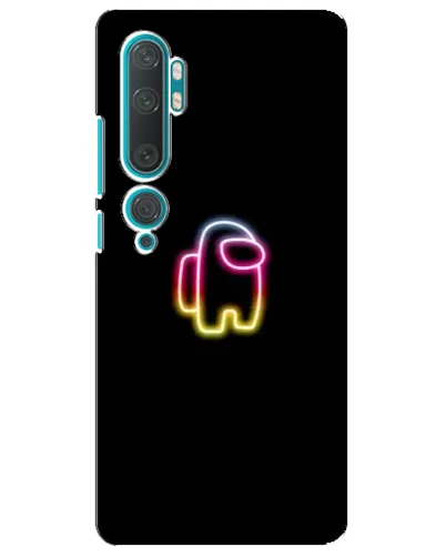 Чехол для Xiaomi Mi Note 10 с картинкой «Among Us градиент»