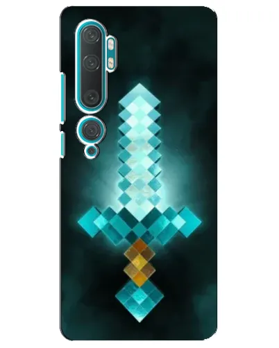Чехол для Xiaomi Mi Note 10 с картинкой «Алмазный меч неон» Чехол для Xiaomi Mi Note 10 с картинкой «Алмазный меч неон»