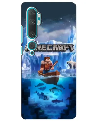 Чехол для Xiaomi Mi Note 10 с картинкой «Minecraft ледяной мир» Чехол для Xiaomi Mi Note 10 с картинкой «Minecraft ледяной мир»