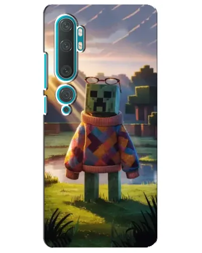 Чехол для Xiaomi Mi Note 10 с картинкой «Крипер в свитере» Чехол для Xiaomi Mi Note 10 с картинкой «Крипер в свитере»