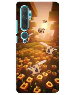 Чехол для Xiaomi Mi Note 10 с картинкой «Поле подсолнухов»
