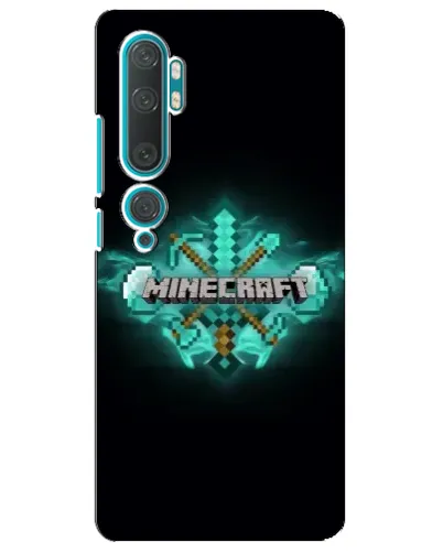 Чехол для Xiaomi Mi Note 10 с картинкой «Minecraft Diamond лого» Чехол для Xiaomi Mi Note 10 с картинкой «Minecraft Diamond лого»