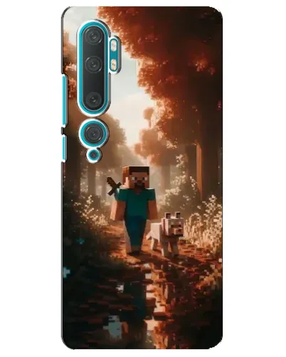 Чехол для Xiaomi Mi Note 10 с картинкой «Стив в лесу» Чехол для Xiaomi Mi Note 10 с картинкой «Стив в лесу»
