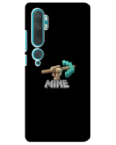 Чехол для Xiaomi Mi Note 10 с картинкой «Алмазная кирка» Чехол для Xiaomi Mi Note 10 с картинкой «Алмазная кирка»