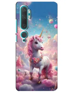 Чехол для Xiaomi Mi Note 10 с картинкой «Единорог среди облаков»