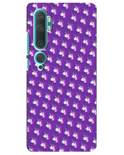 Чехол для Xiaomi Mi Note 10 с картинкой «Единороги на фиолетовом» Чехол для Xiaomi Mi Note 10 с картинкой «Единороги на фиолетовом»