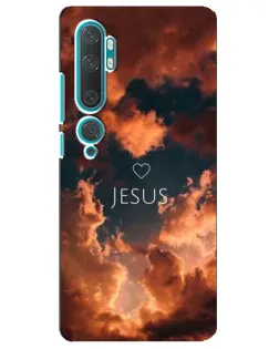 Чехол для Xiaomi Mi Note 10 с картинкой «Сияние Имени Jesus»