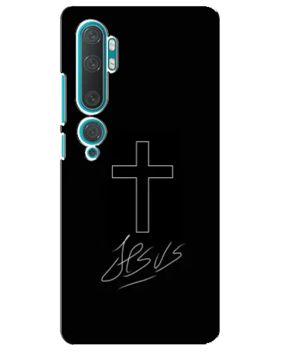 Чехол для Xiaomi Mi Note 10 с картинкой «Графический крест Jesus» Чехол для Xiaomi Mi Note 10 с картинкой «Графический крест Jesus»