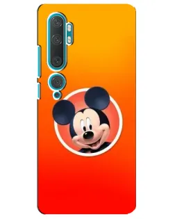 Чехол для Xiaomi Mi Note 10 с картинкой «Mickey в круге»