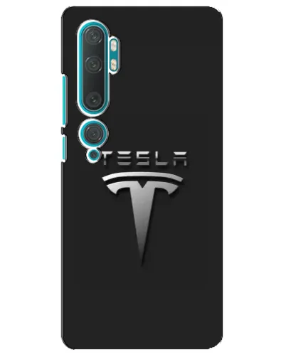 Чехол для Xiaomi Mi Note 10 с картинкой «Стальной логотип Tesla» Чехол для Xiaomi Mi Note 10 с картинкой «Стальной логотип Tesla»