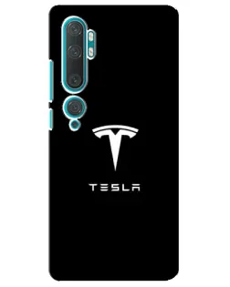 Чехол для Xiaomi Mi Note 10 с картинкой «Tesla White Logo» Чехол для Xiaomi Mi Note 10 с картинкой «Tesla White Logo»